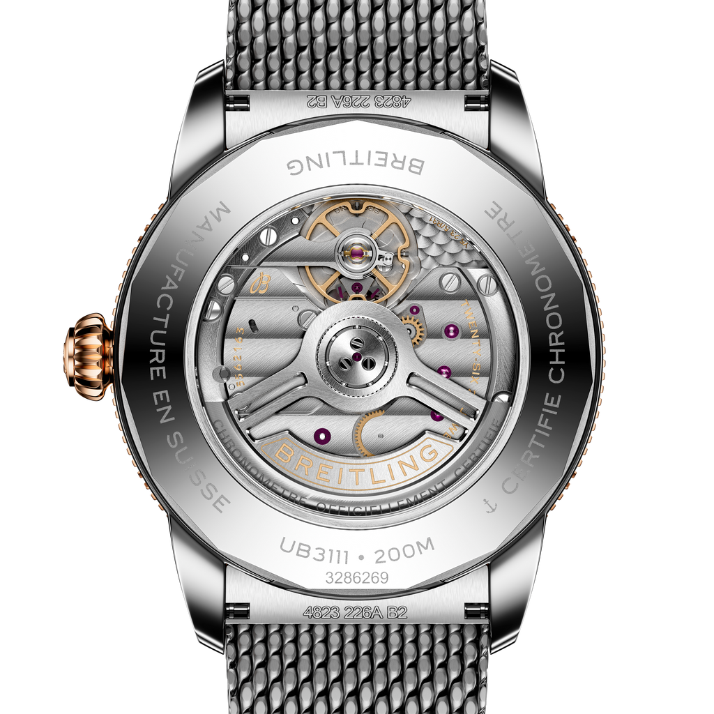 BRT Superocean Heritage B31 Automatic 42 Watch with Mesh Bracelet