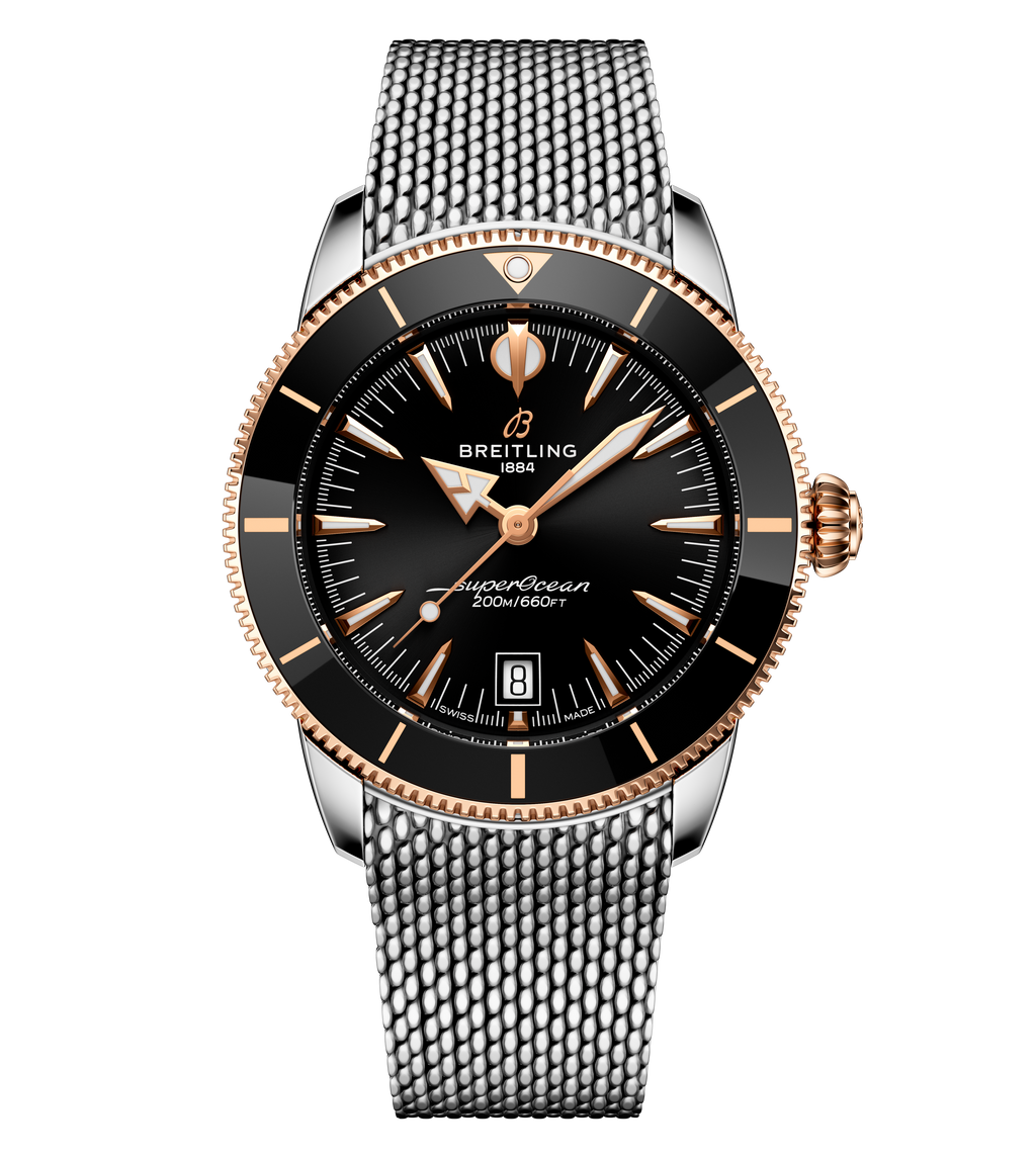 BRT Superocean Heritage B31 Automatic 42 Watch with Mesh Bracelet