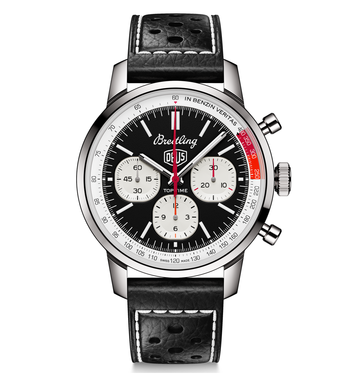 BRT Top Time B01 Deus Watch with Black Dial