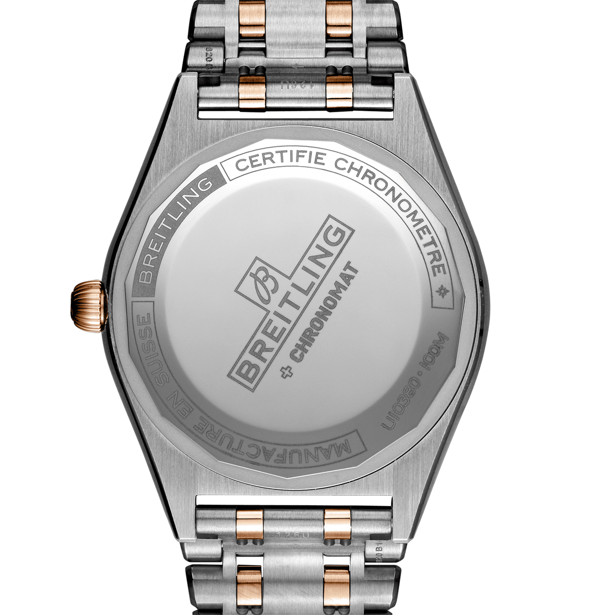 BRT Chronomat Automatic 36mm Watch with Mother of Pearl Dial