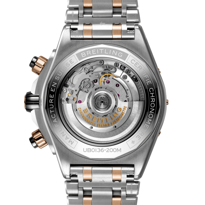 BRT Super Chronomat B01 44 Watch with Black Dial