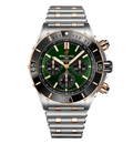 BRT Super Chronomat B01 44 Watch with Green Dial