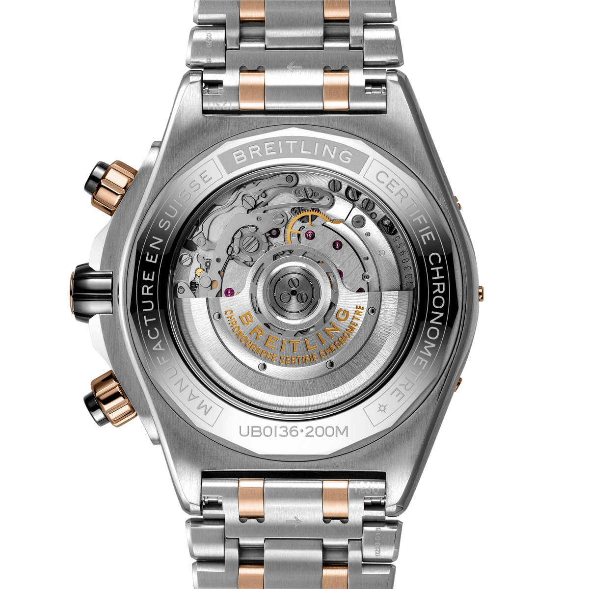 BRT Super Chronomat B01 44 Watch with Green Dial