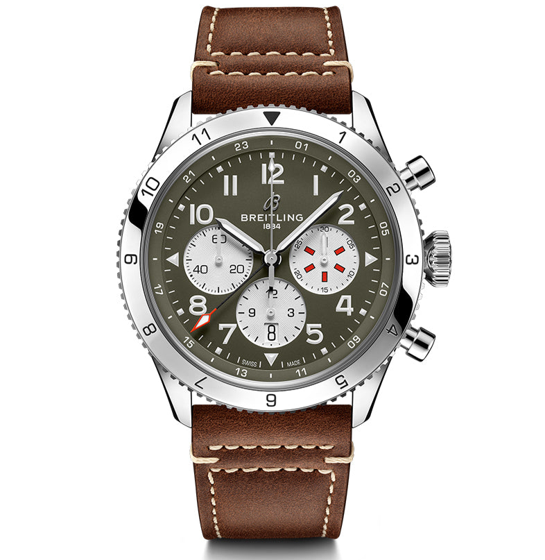 BRT Super AVI B04 Chronograph GMT 46 Curtiss Warhawk