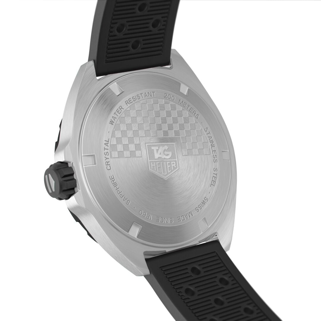 TGHR Formula 1 Men's Quartz Black Dial and Strap Watch