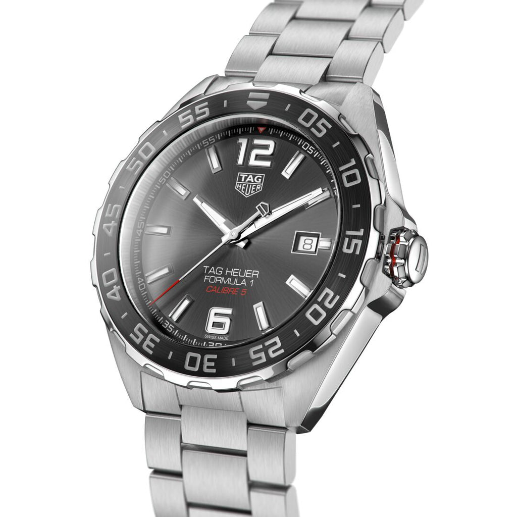 TGHR Formula 1 Men's Automatic Movement Grey Dial Watch