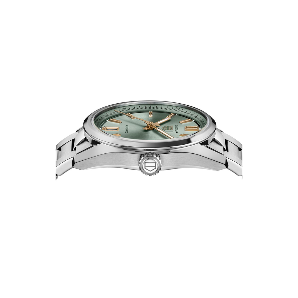 TGHR Carrera Date Watch with Green Dial