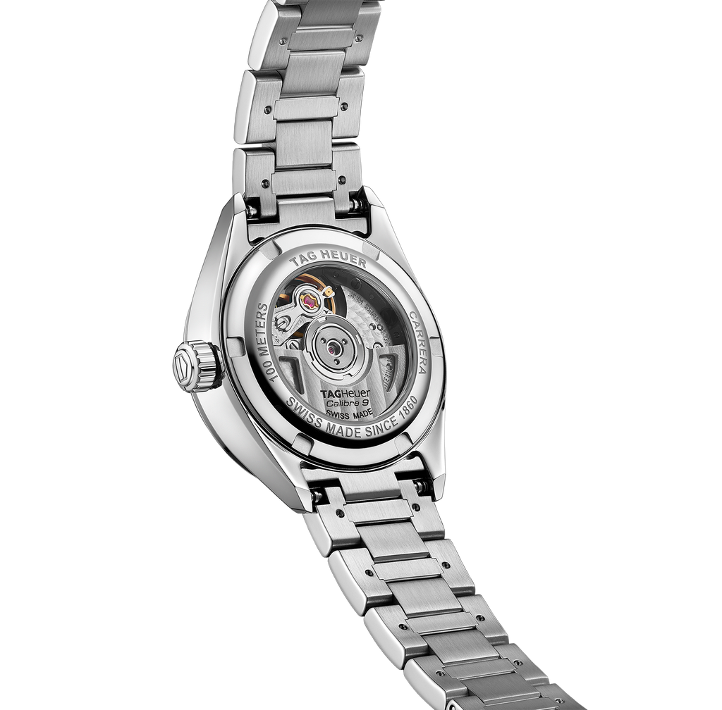 TGHR Carrera Date Watch with Stainless Steel Bracelet