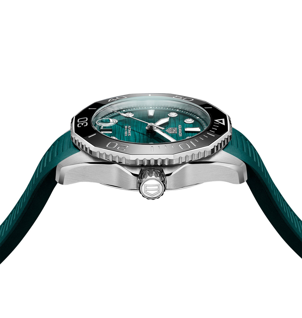 TGHR Aquaracer Professional 300 Date with Teal Dial
