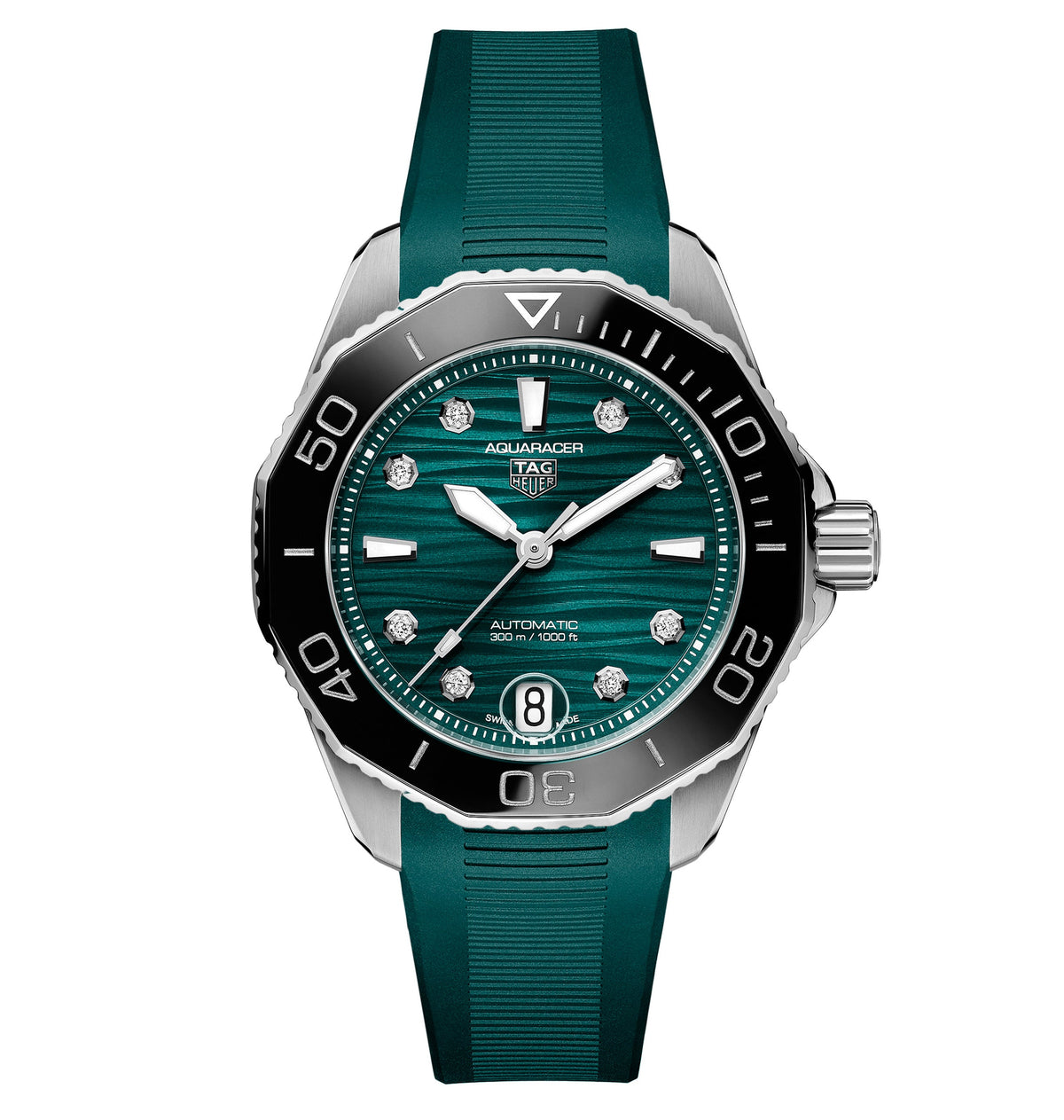 TGHR Aquaracer Professional 300 Date with Teal Dial