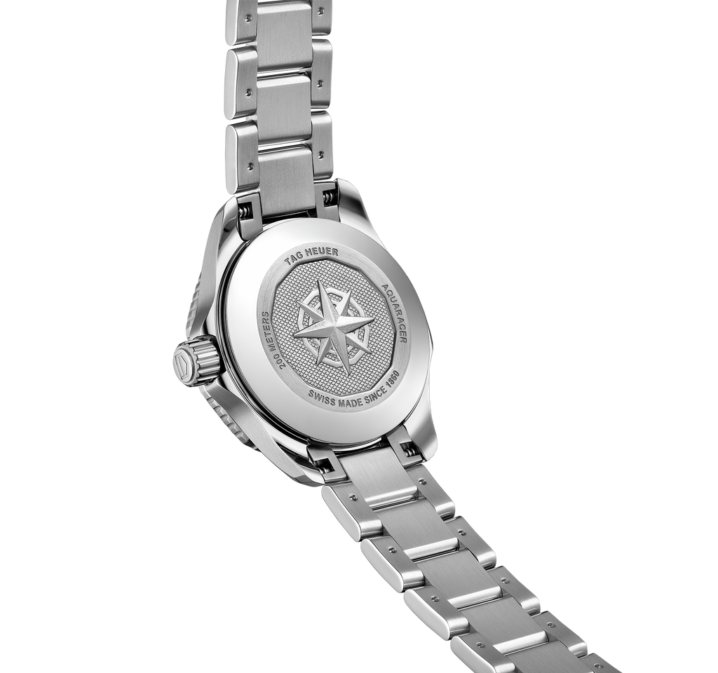 TGHR Aquaracer Professional 200 Watch with Green Mother of Pearl Dial