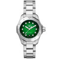 TGHR Aquaracer Professional 200 Watch with Green Mother of Pearl Dial