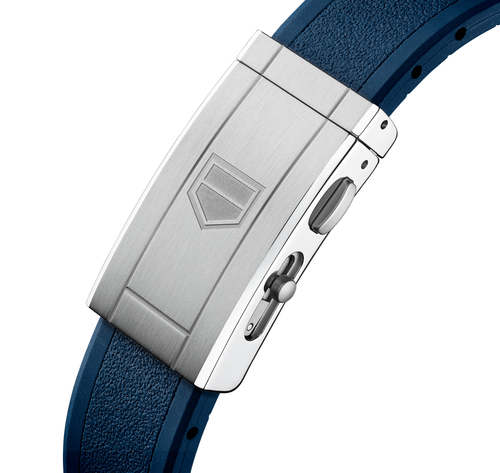 TGHR Aquaracer Professional 300 Date Watch with Blue Rubber Strap