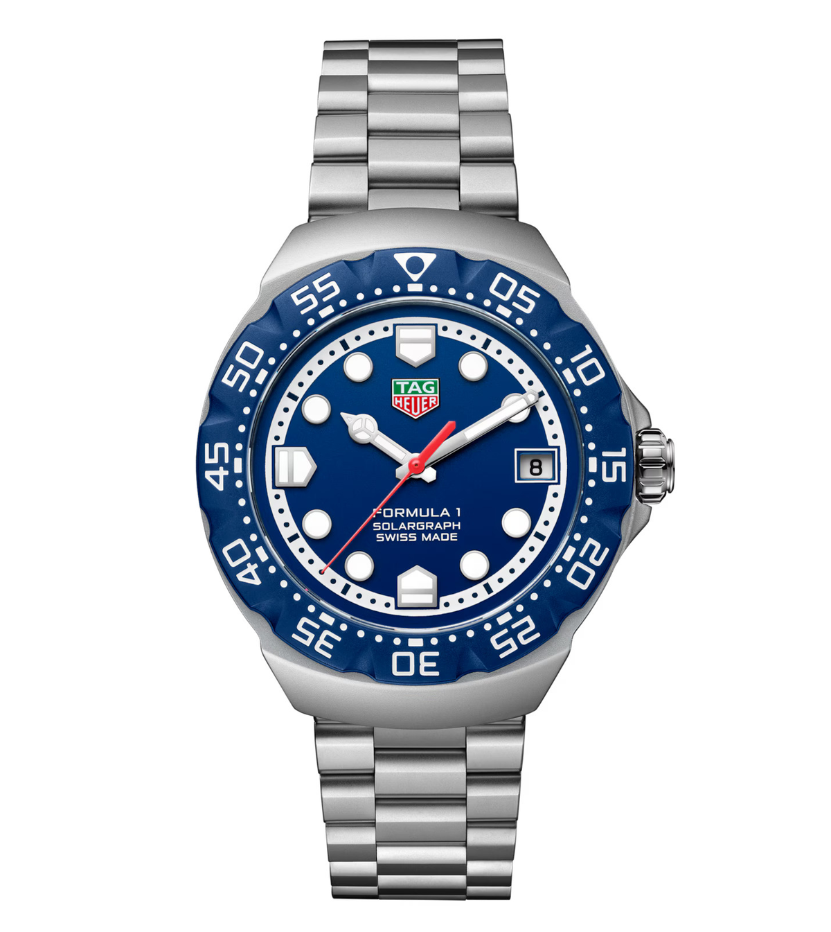 TGHR Formula 1 Solargraph Watch with Blue Dial
