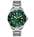 TGHR Aquaracer Professional 300 Date Watch with Green Dial