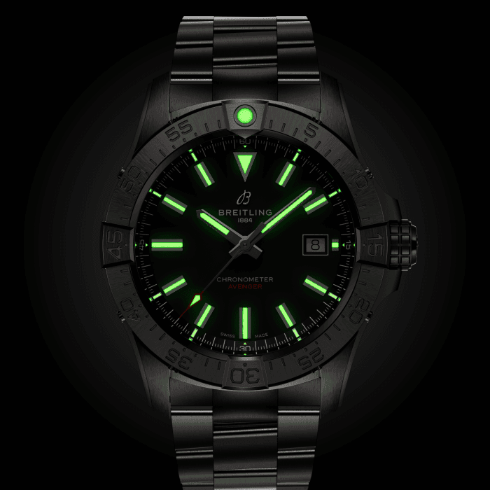 BRT Avenger Automatic 42mm Watch with Black Dial