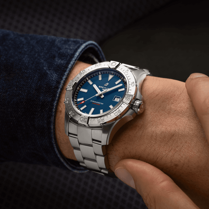 BRT Avenger Automatic 42mm Watch with Blue Dial