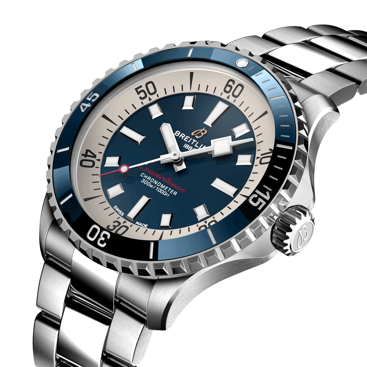 BRT Superocean Blue Watch, 42mm