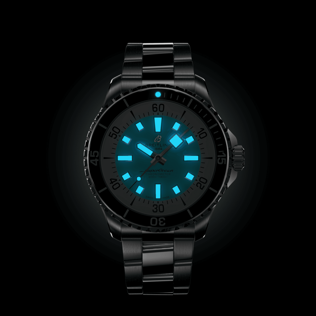 BRT Superocean Turquoise Watch, 44mm