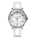 BRT Superocean White on Rubber Watch, 36mm