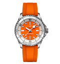 BRT Superocean Orange on Rubber Watch, 36mm