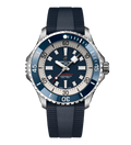 BRT Superocean Blue on Rubber Watch, 46mm