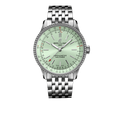 BRT Navitimer Watch with Stainless Steel Strap, 35mm