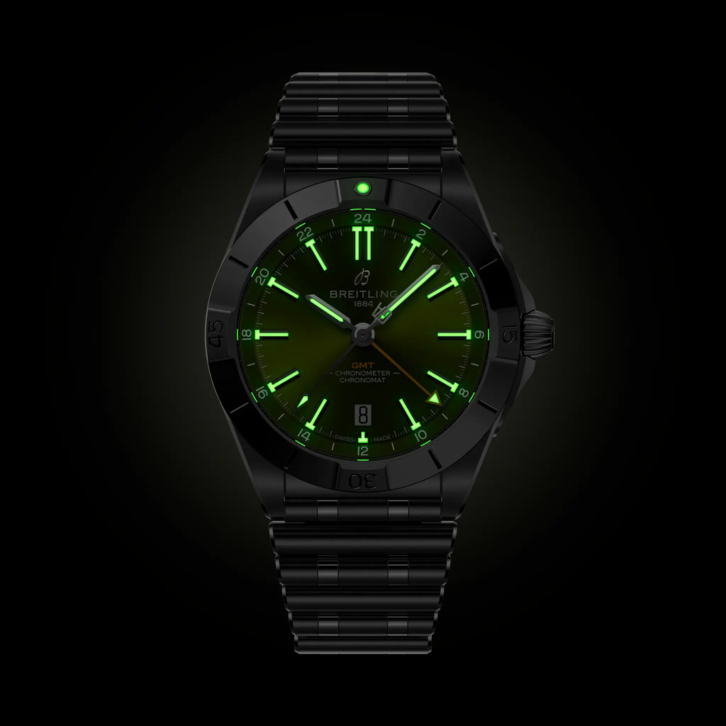 BRT Chronomat Automatic GMT 40 Giannis Antetokounmpo Watch with Stainless Steel Bracelet