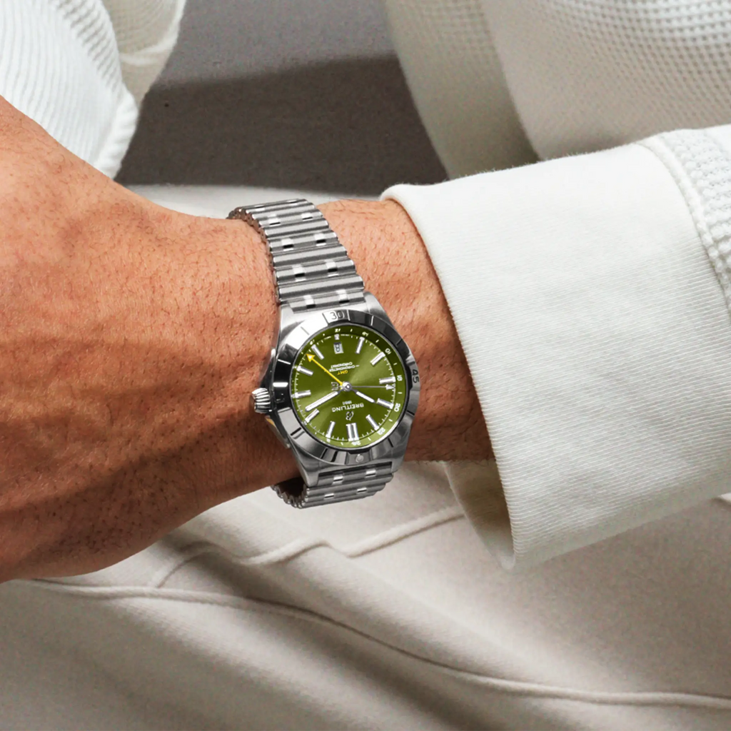 BRT Chronomat Automatic GMT 40 Giannis Antetokounmpo Watch with Stainless Steel Bracelet