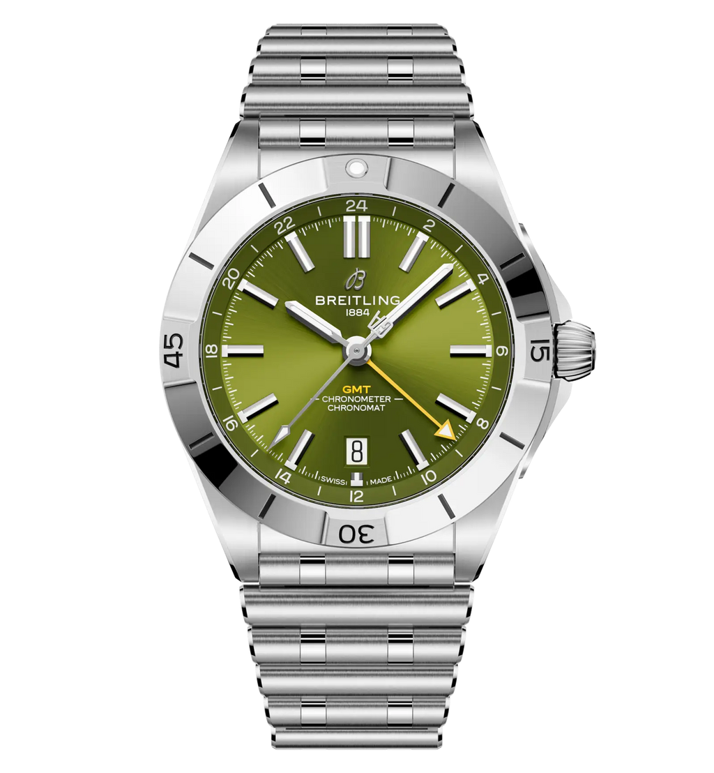 BRT Chronomat Automatic GMT 40 Giannis Antetokounmpo Watch with Stainless Steel Bracelet