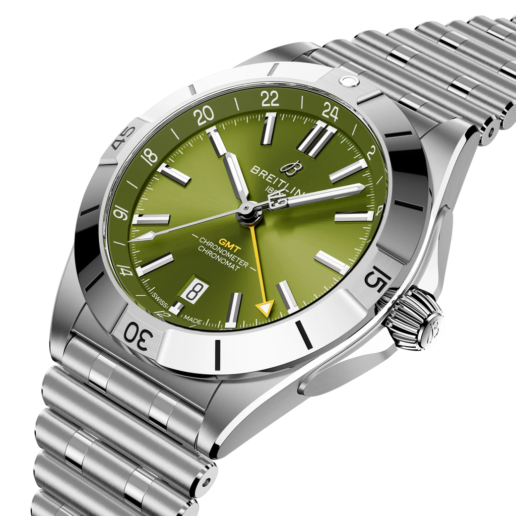 BRT Chronomat Automatic GMT 40 Giannis Antetokounmpo Watch with Stainless Steel Bracelet