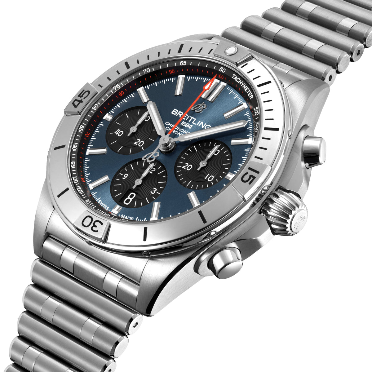 BRT Chronomat B01 42 Steel with Blue Dial