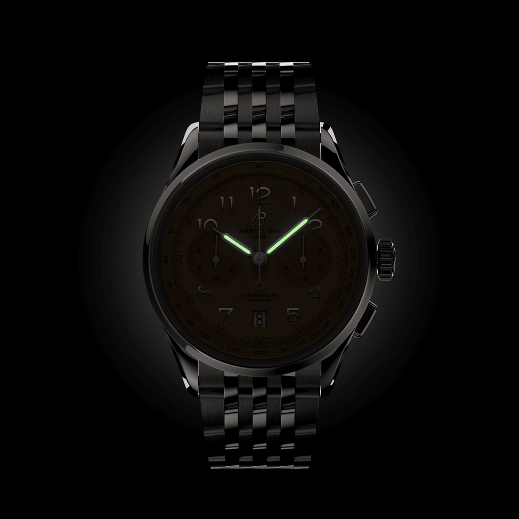 BRT Premier B01 Chronograph 42mm Watch with Copper Dial