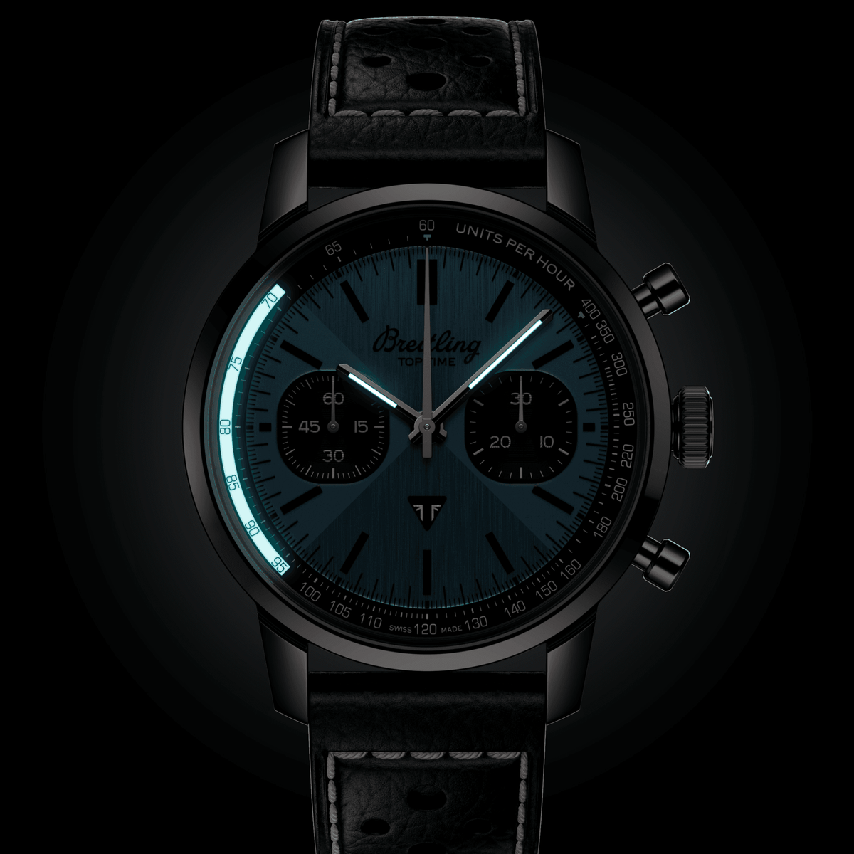 BRT Top Time B01 Triumph Watch with Ice Blue Dial