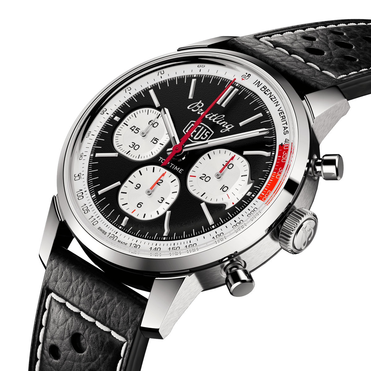 BRT Top Time B01 Deus Watch with Black Dial