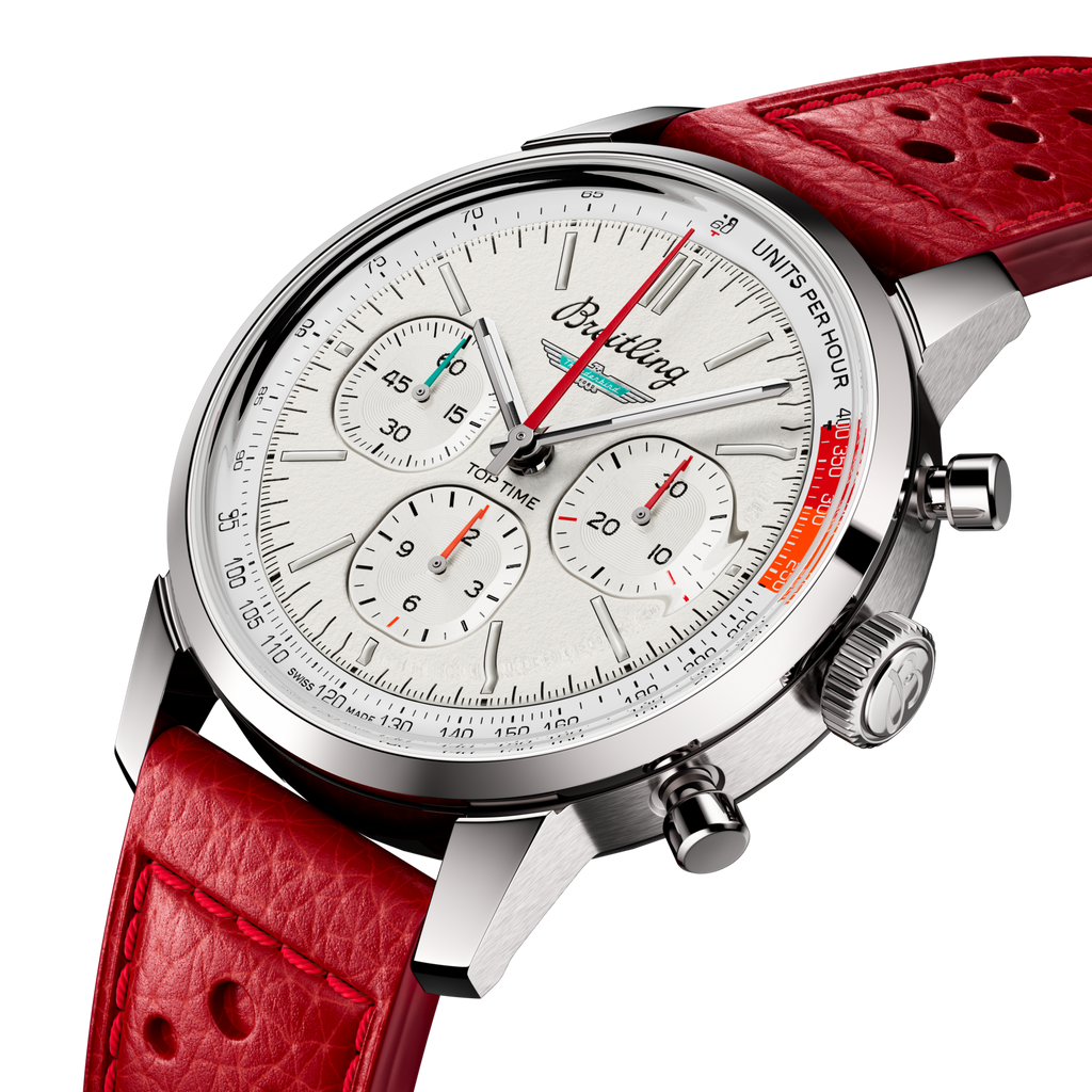 BRT Top Time B01 Ford Thunderbird 41mm Watch with White Dial