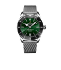 BRT Superocean Heritage Watch with Green Dial, 42mm
