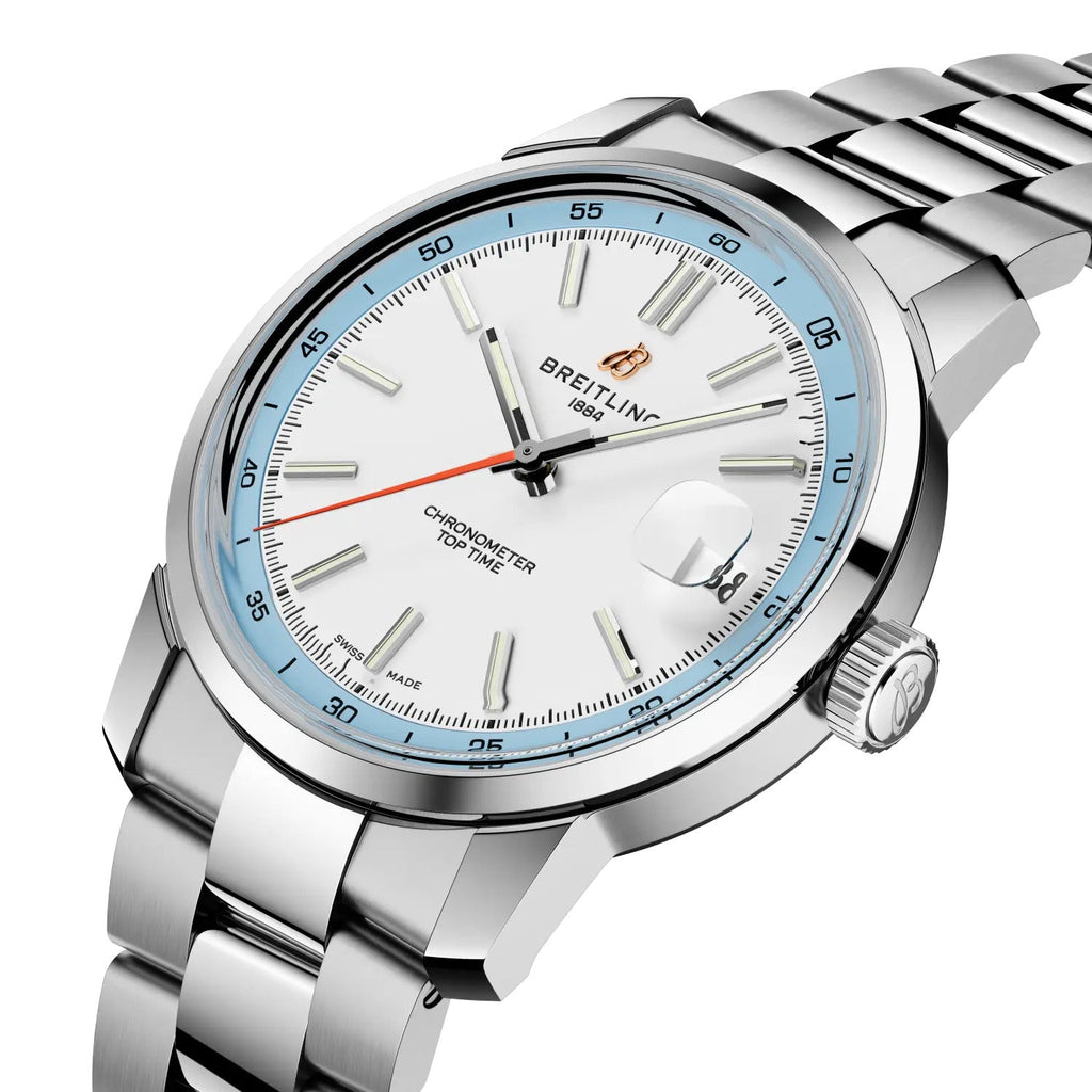 BRT Top Time B31 38mm Watch with Stainless Steel Bracelet