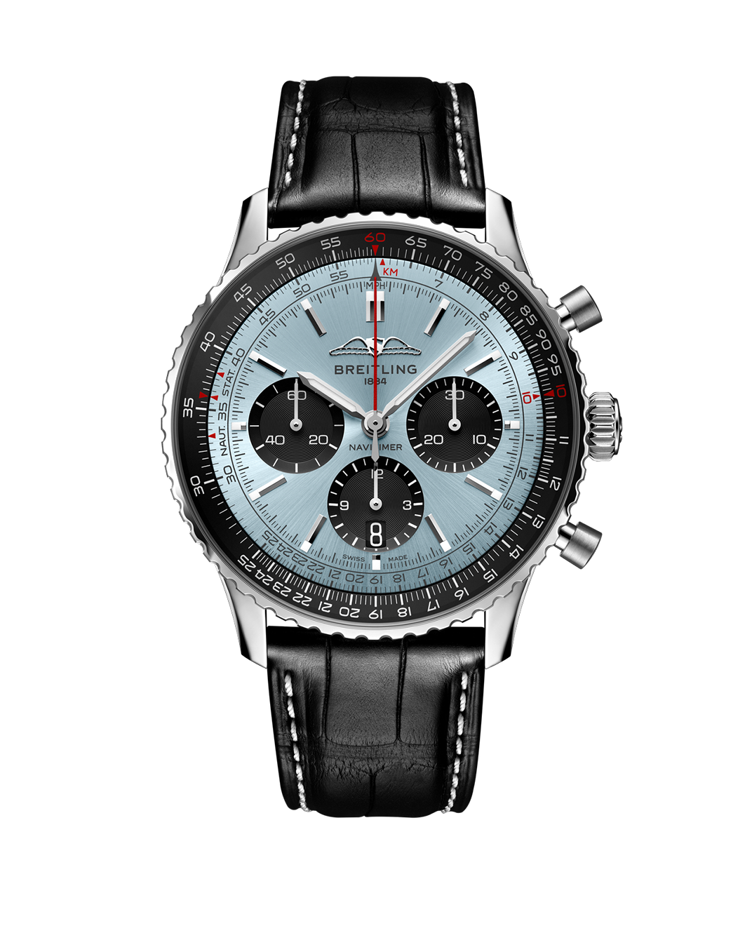 BRT Navitimer B01 43mm Watch with Blue Dial