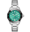 TGHR Aquaracer Professional 300 Watch with a Bold Turquoise Dial