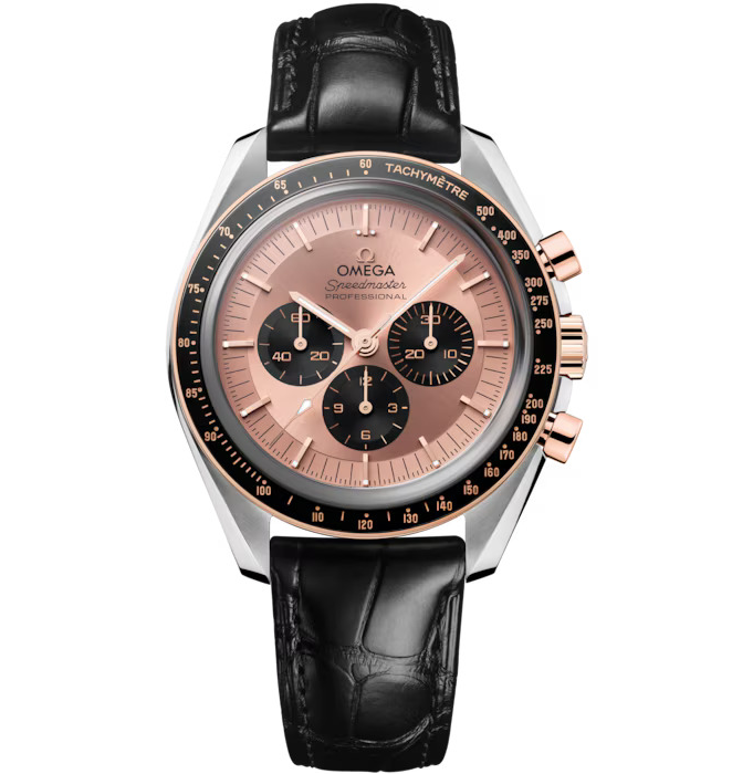 OMG Speedmaster Moonwatch Professional, 42mm with Pink Dial
