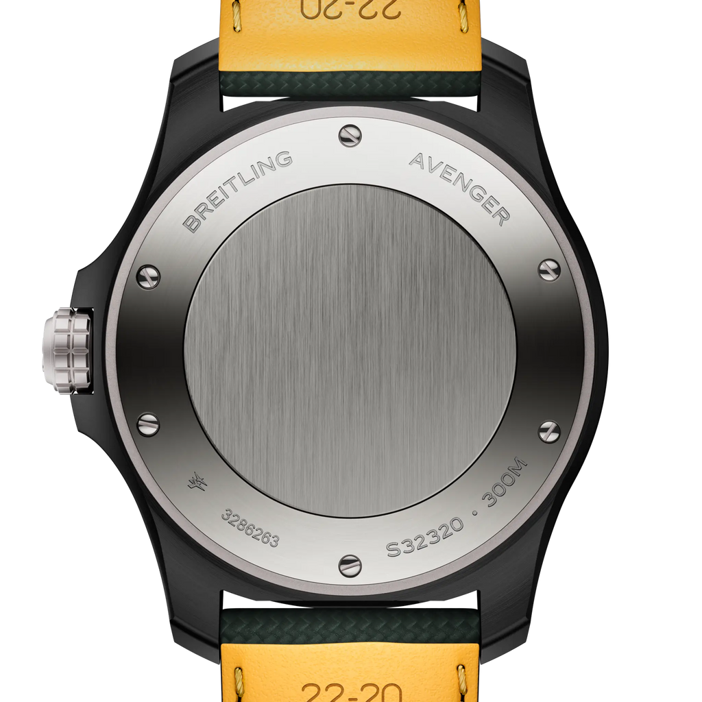 BRT Avenger Automatic GMT 44 Night Mission Watch with Leather Strap