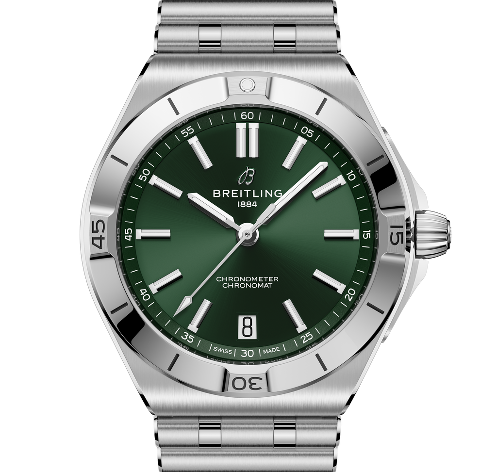 BRT Chronomat B31 Automatic 40 Watch with Green Dial