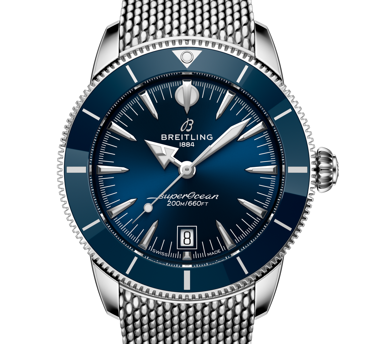 BRT Superocean Heritage B31 Automatic 42 Watch with Blue Dial