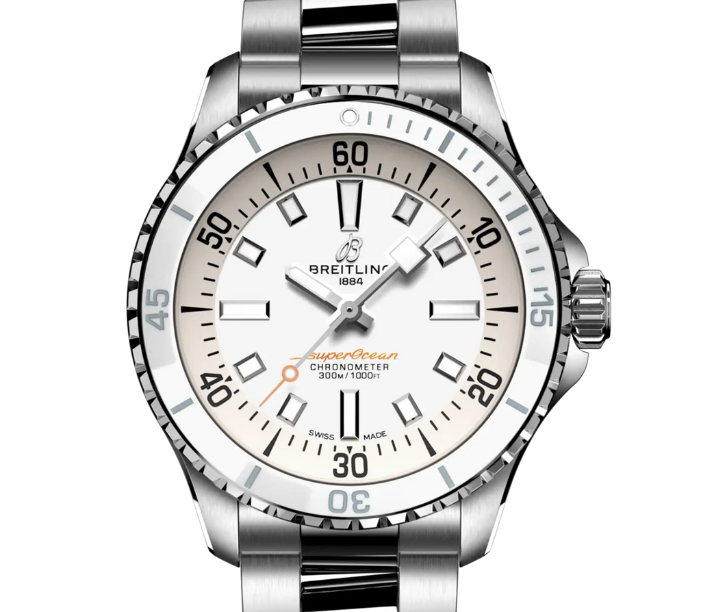 BRT Superocean Automatic 36 Watch with White Dial