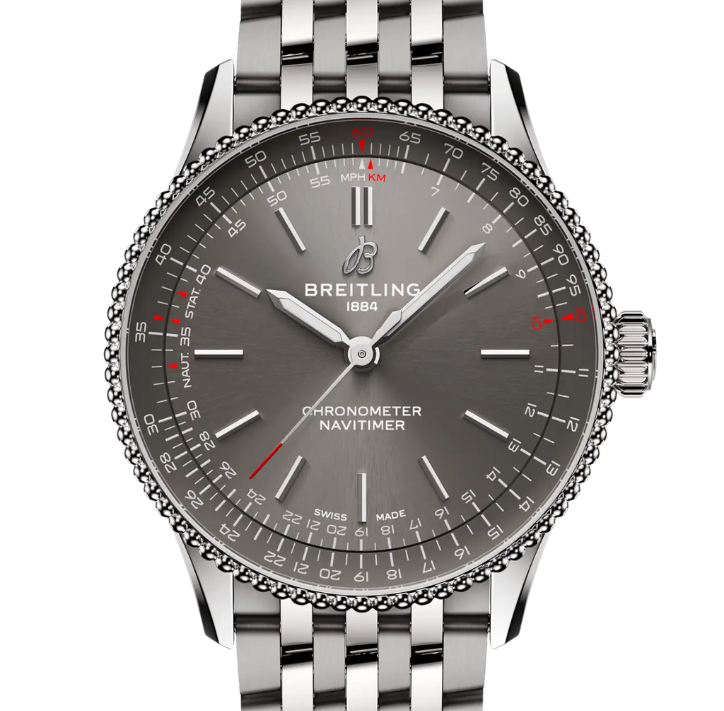 BRT Navitimer Automatic 36 Watch with Stainless Steel Bracelet