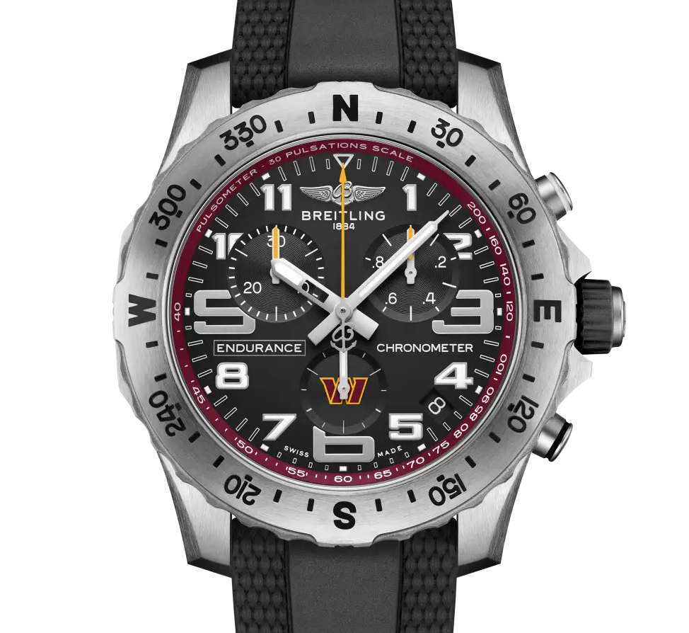 BRT Professional Endurance Pro 44 NFL Washington Commanders Edition with Rubber Strap