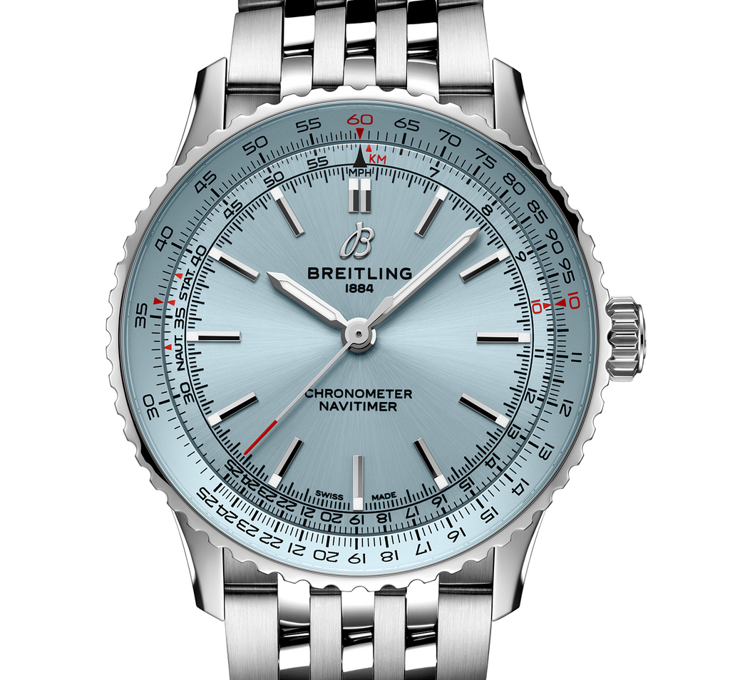 BRT Navitimer Automatic 41 Watch with Stainless Steel Bracelet