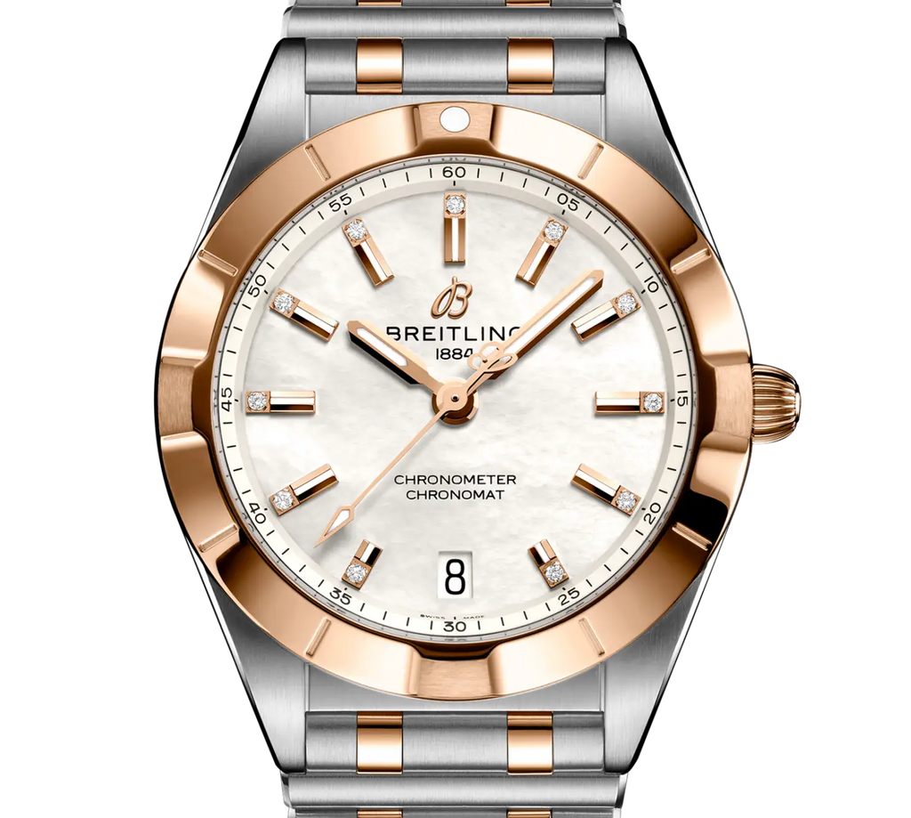 BRT Chronomat 32 Watch with Diamonds