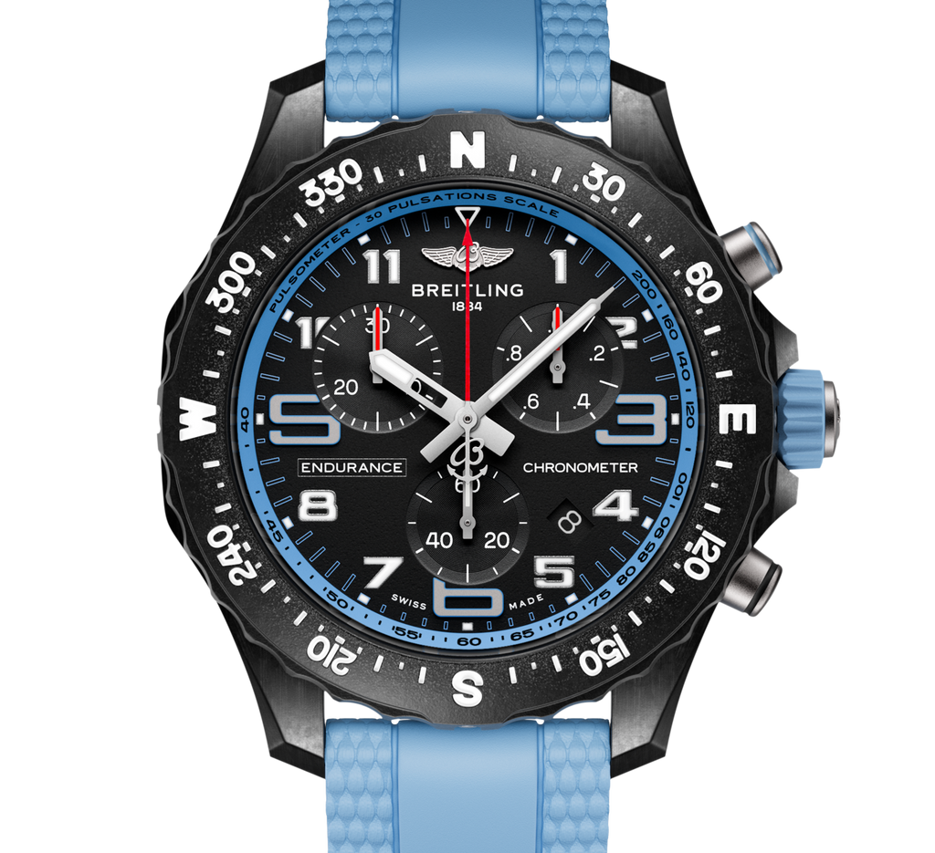 BRT Endurance Pro 38 Watch with Baby Blue Strap